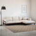 תמונה מזווית מספר 2 של המוצר Keila | ספת שזלונג מודרנית לסלון עם מסגרת עץ מלא, ברוחב 300 ס"מ