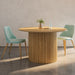 תמונה מזווית מספר 3 של המוצר LEX | שולחן אוכל סקנדינבי עגול מעץ בגוון טבעי