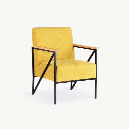 מעבר לעמוד מוצר ANDERS | כורסא מעוצבת בגוון צהוב