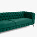 תמונה מזווית מספר 5 של המוצר CANIJA | ספה דו מושבית לסלון בעיצוב וינטג' וריפוד קטיפה רחיץ