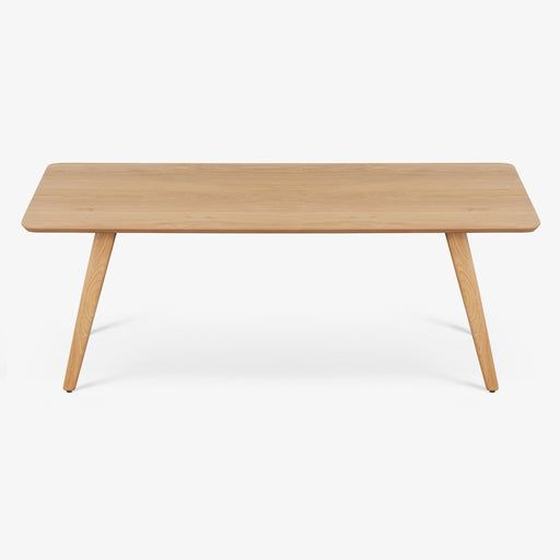 מעבר לעמוד מוצר LANDER | שולחן סלון מעודן מעץ עם רגלי עץ מלא