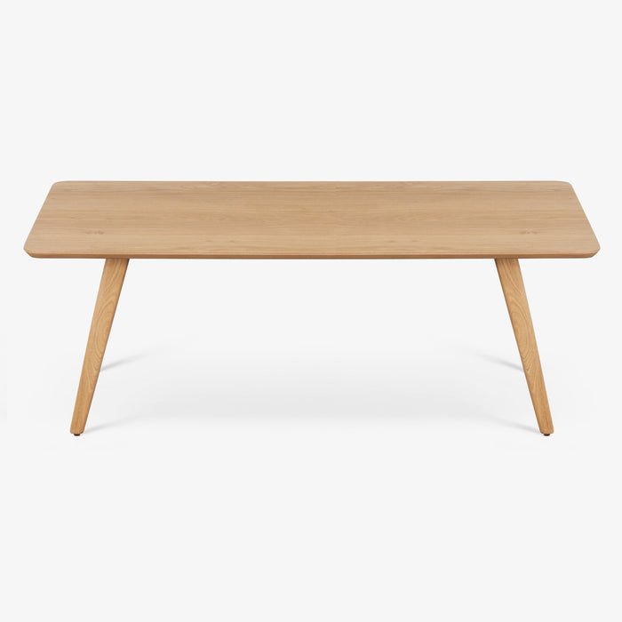 LANDER | שולחן סלון מעודן מעץ עם רגלי עץ מלא