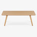 תמונה מזווית מספר 2 של המוצר LANDER | שולחן סלון מעודן מעץ עם רגלי עץ מלא