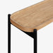 תמונה מזווית מספר 5 של המוצר Flek | שולחן צד נורדי מעץ בגוון טבעי