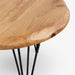 תמונה מזווית מספר 7 של המוצר AMERI | שולחן עץ אלון מלא גזע בלתי גזום