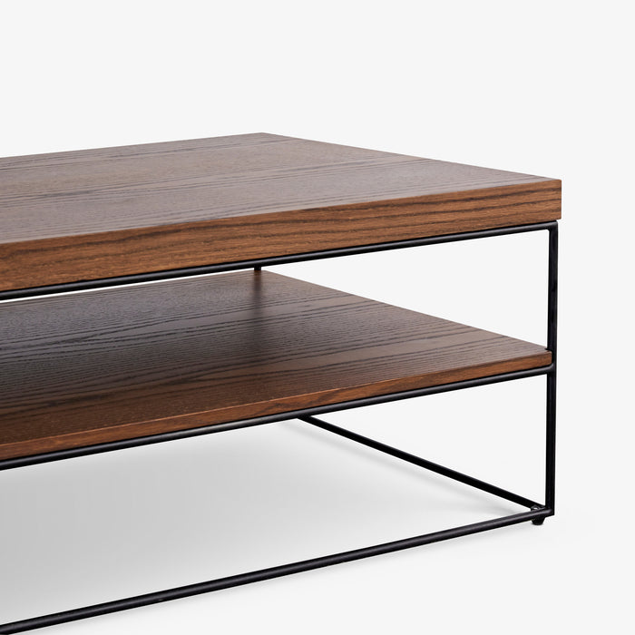 COCOA | שולחן עץ בשילוב ברזל לסלון
