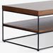 תמונה מזווית מספר 3 של המוצר COCOA | שולחן עץ בשילוב ברזל לסלון