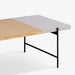 תמונה מזווית מספר 6 של המוצר Fogo | שולחן עץ לסלון בגוון טבעי בשילוב אפור