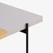 תמונה מזווית מספר 8 של המוצר FOGO | שולחן עץ לסלון בגוון טבעי בשילוב אפור