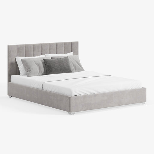 מעבר לעמוד מוצר TEMMA | מיטה מודרנית עם תיפורים דקוראטיביים וארגז מצעים