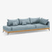תמונה מזווית מספר 5 של המוצר Galene | ספה תלת מושבית מעוצבת לסלון
