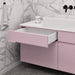 תמונה מזווית מספר 5 של המוצר Singo | ארון אמבטיה מודרני עם חיתוכי רוחביים ברוחב 140 ס"מ