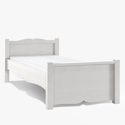 מעבר לעמוד מוצר Alesia | מיטת נוער לבנה רוחב 120 ס"מ מעץ