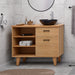 תמונה מזווית מספר 2 של המוצר WOODO | ארון אמבט מודרני עשוי עץ