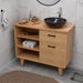 תמונה מזווית מספר 5 של המוצר WOODO | ארון אמבט מודרני עשוי עץ