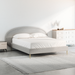 תמונה מזווית מספר 2 של המוצר LIXIN | מיטה אקלקטית עם גב אליפטי
