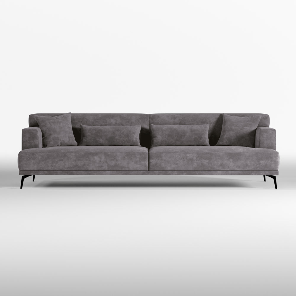 MEAJA | ספה דו-מושבית נורדית בבד אריג מלטף - KUALA