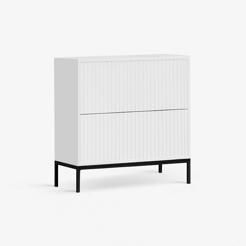 BRIELLA NIGHTSTAND | שידת לילה מעוצבת עם חיתוכים דקורטיביים - KUALA